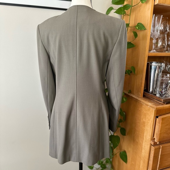 Vintage Jaeger beige grey blazer jacket - Picture 2 of 7